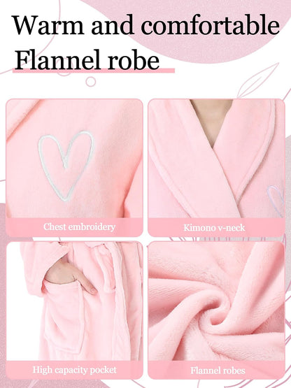 Plush Flannel Robe