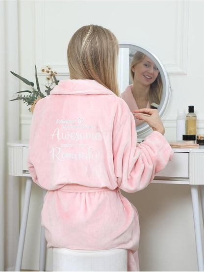 Plush Flannel Robe