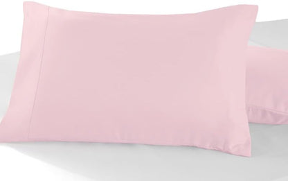 100% Cotton Queen Size Envelope Pillow Cases 600 TC Light Pink