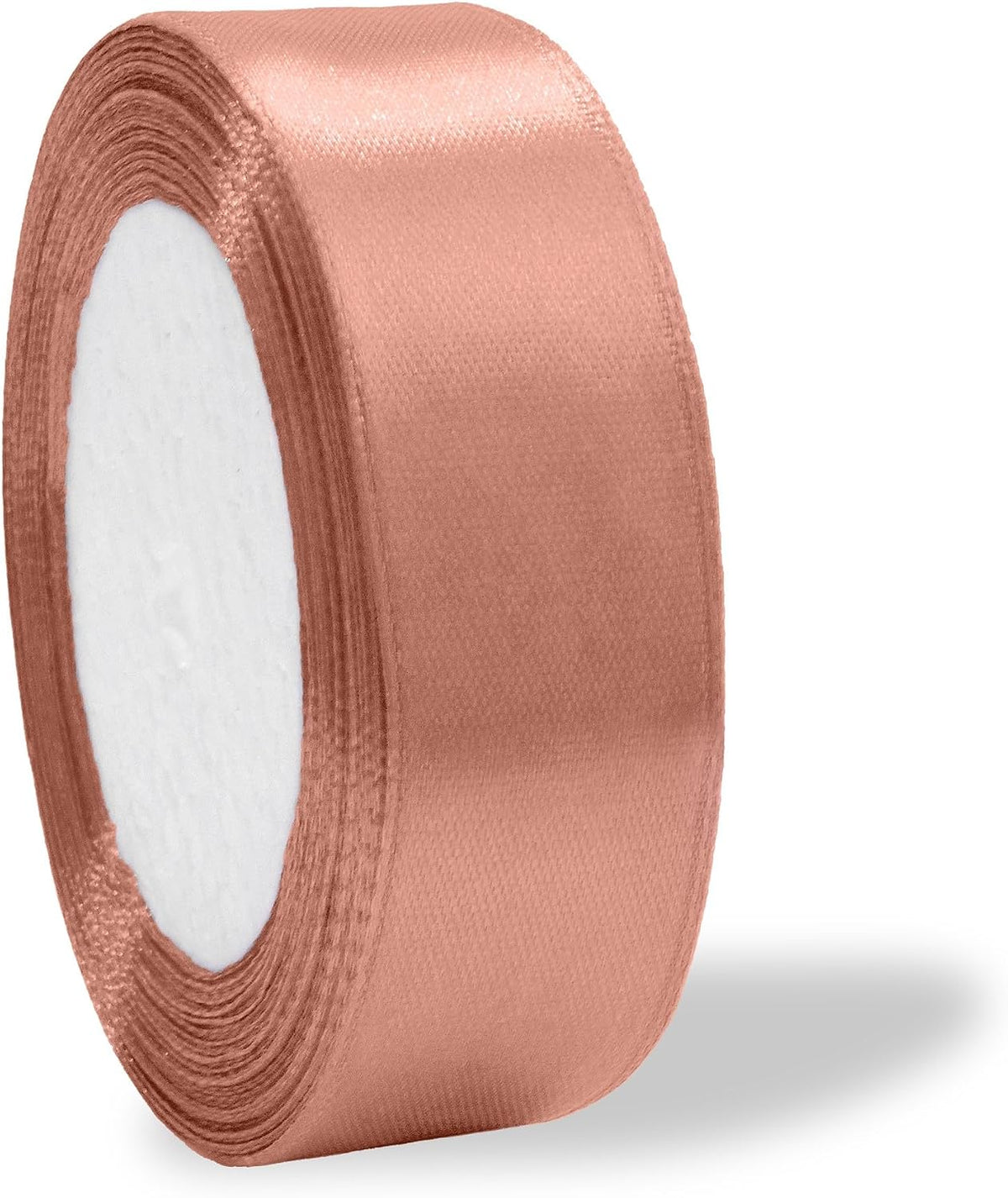 Light Peach Satin Ribbon 1 inch Double Faced Ribbon Peach Satin Solid 25 Yards Roll for Gift Wrapping Hair Bows Summer Wreath Halloween Wedding Party Decoration Garland Handmade Crafting Sewing DIY