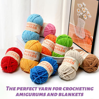 （3 Pink） 3 Pack Super Soft Fuzzy Chenille Chunky Yarn for Crocheting, 300g (261yds) Velvet Fluffy Amigurumi Yarn for Hand Knitting Baby Blankets Weaving Craft