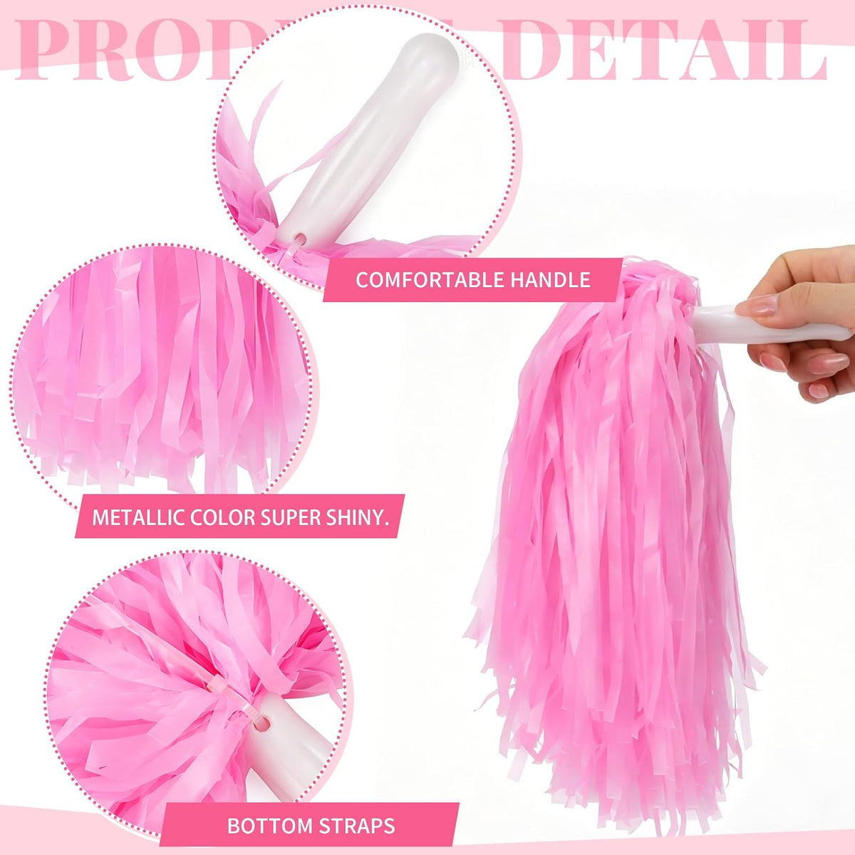 12PCS/24PCS Pom Poms Cheerleading Pom Poms Bulk