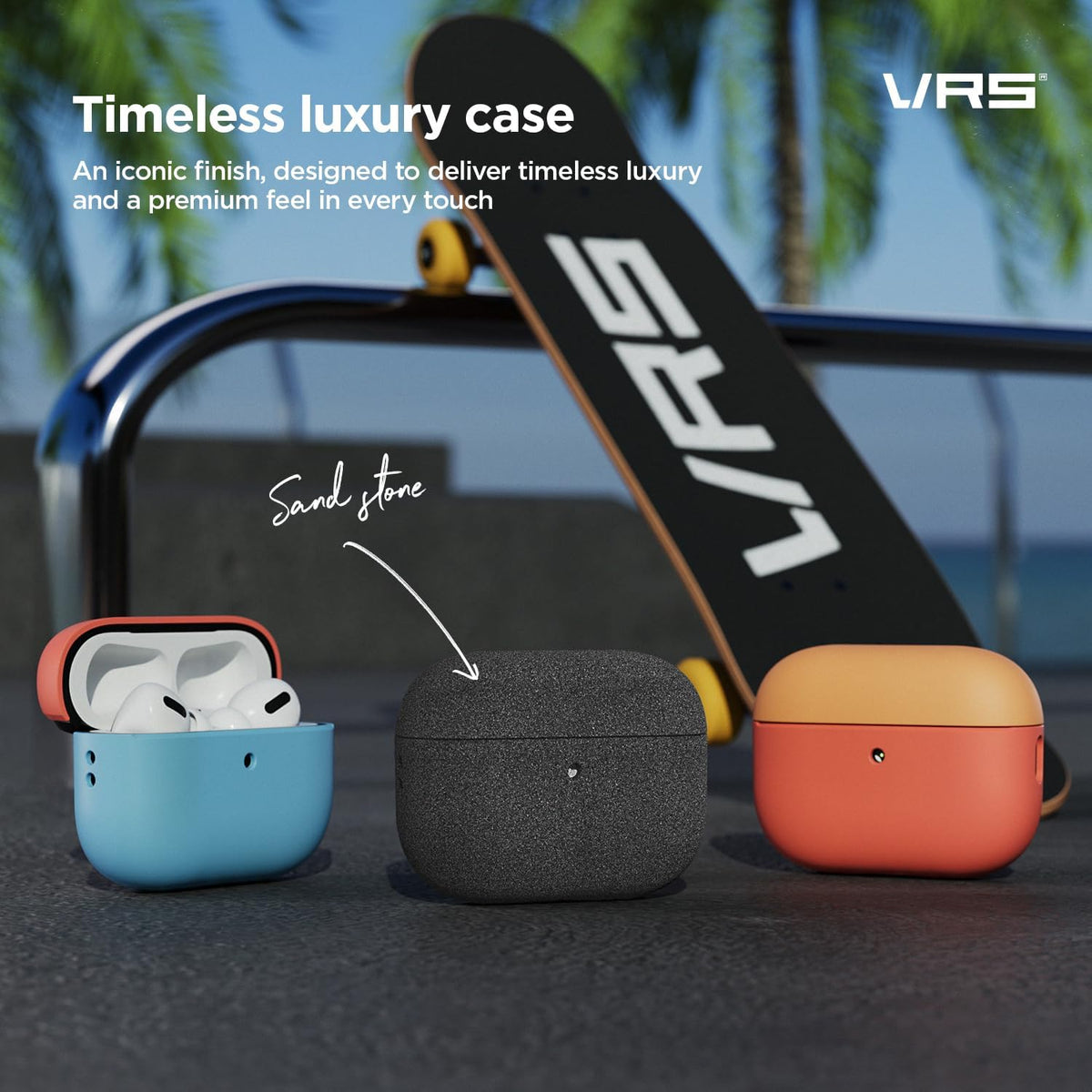 Modern for Apple AirPods Pro 3rd Generation Case (2025) – Modern Minimal Style with Slim Profile and Precise Fit Compatible with AirPods Pro 3 (Peach & Coral)