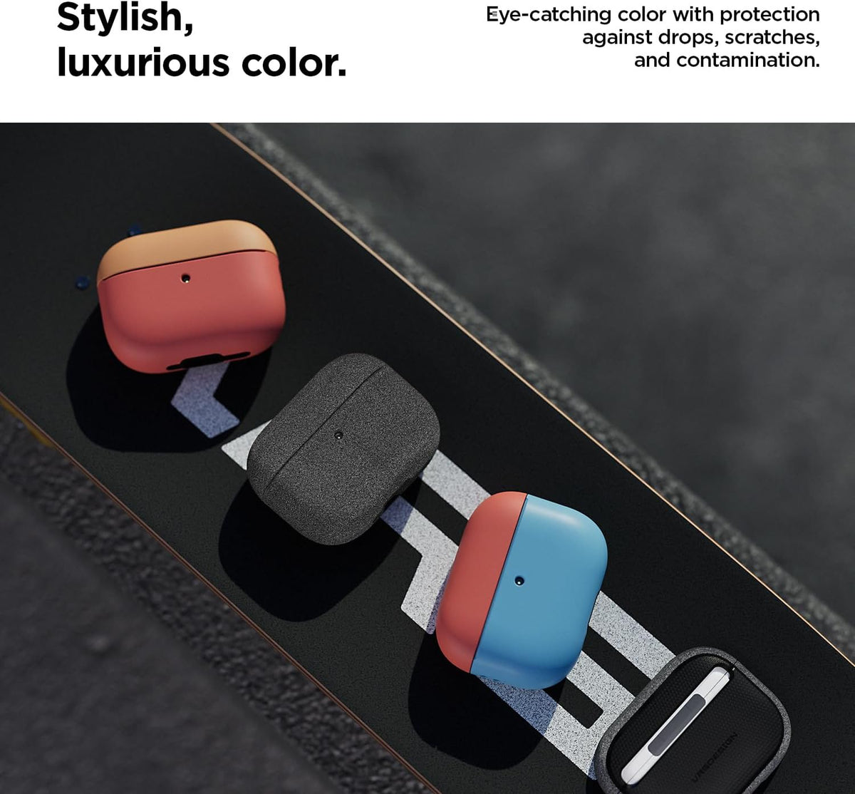 Modern for Apple AirPods Pro 3rd Generation Case (2025) – Modern Minimal Style with Slim Profile and Precise Fit Compatible with AirPods Pro 3 (Peach & Coral)