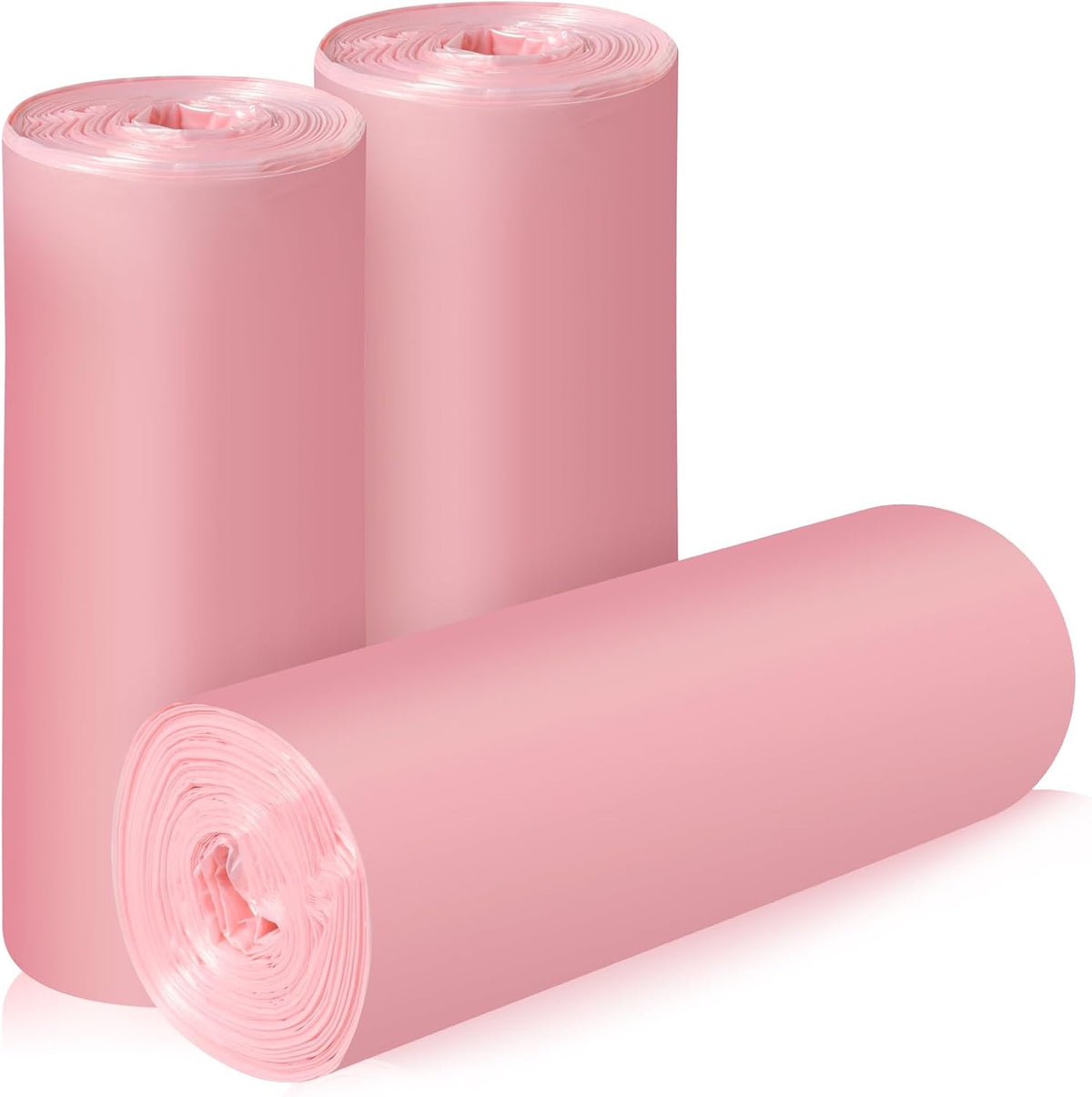 4 Gallon/60pcs Small Garbage Bags,Small Trash Bags,Pink