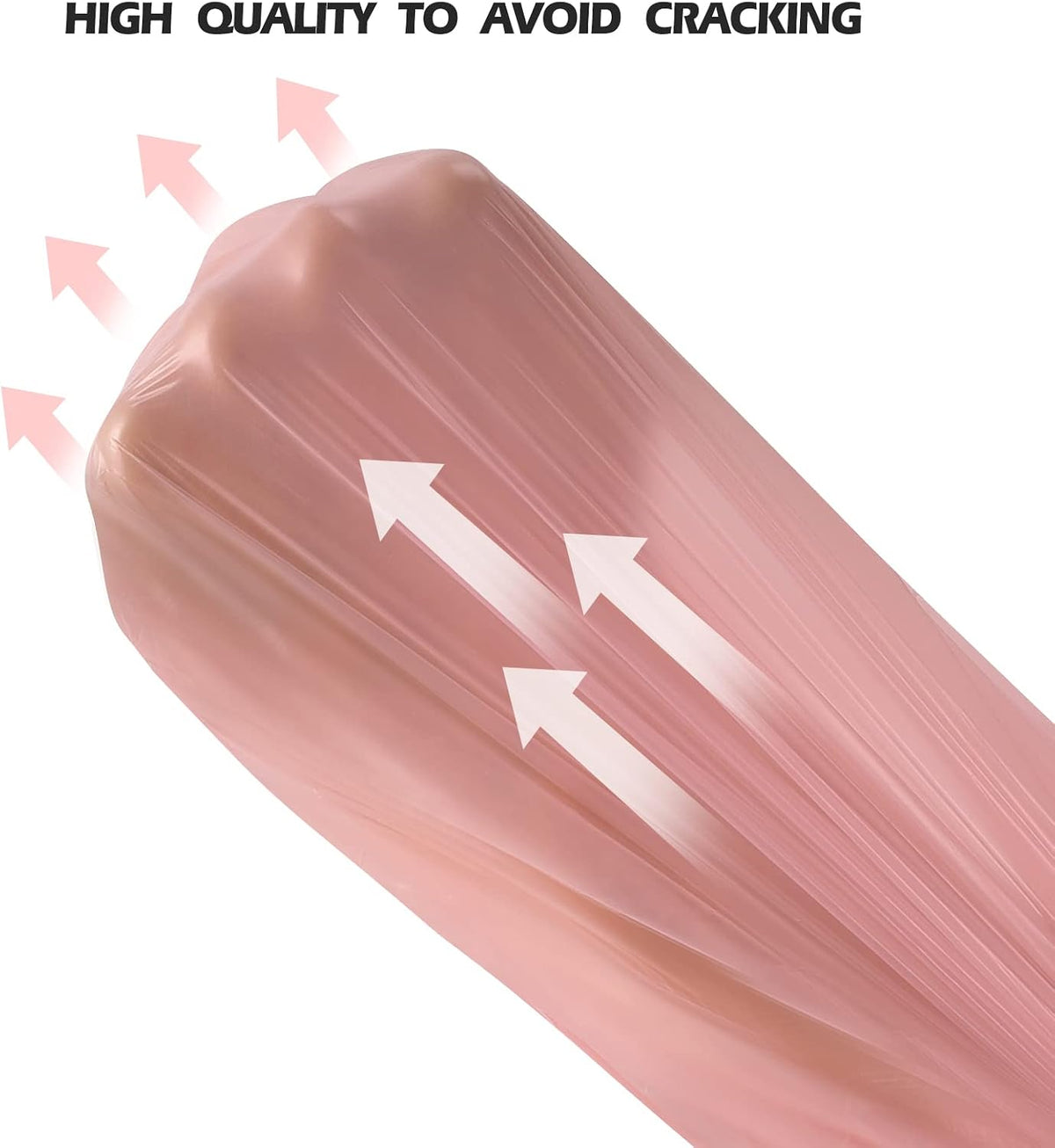 4 Gallon/60pcs Small Garbage Bags,Small Trash Bags,Pink