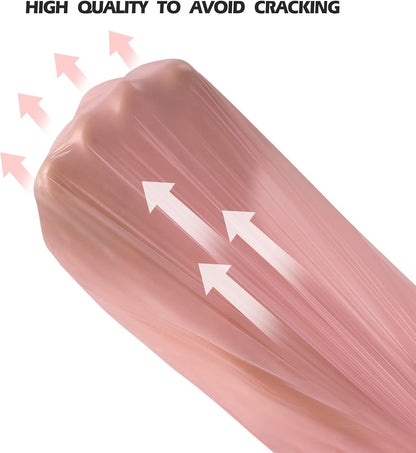 4 Gallon/60pcs Small Garbage Bags,Small Trash Bags,Pink