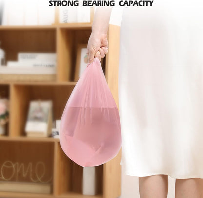 4 Gallon/60pcs Small Garbage Bags,Small Trash Bags,Pink
