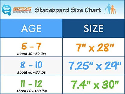 SkateXS Beginner Unicorn Girls Skateboard