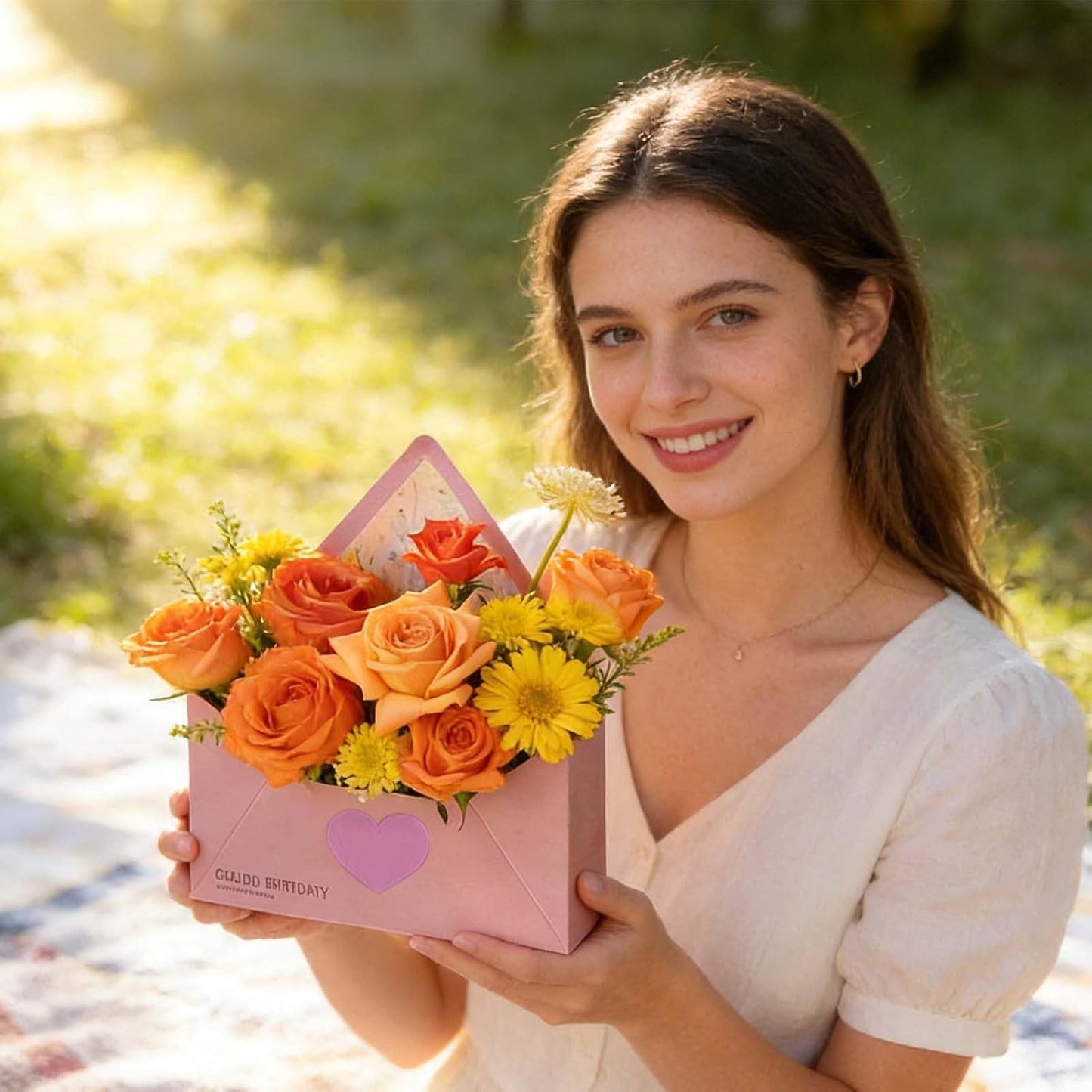 Favor Boxes - Decorative Floral Treat Carriers Pack, Boutique Style Paper Handbag Containers with Charming Cutout Details Secure Closure, Convenient Flat Fold Setup, Ideal for Birthday Mothers Day Par