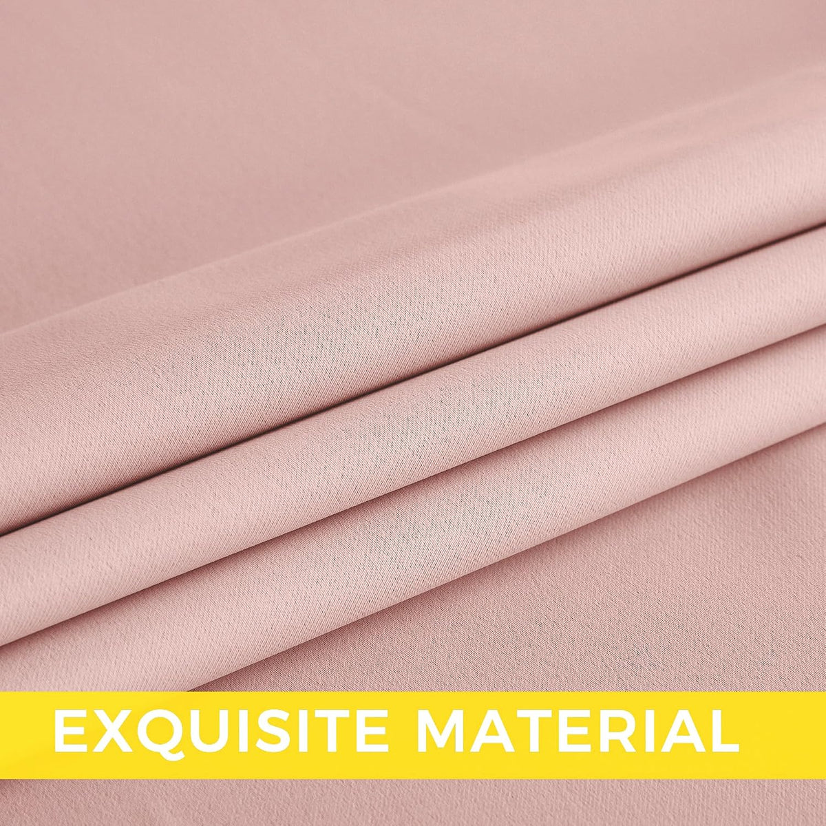 Blush Pink Blackout Curtains 63 Inches Long 2 Panels