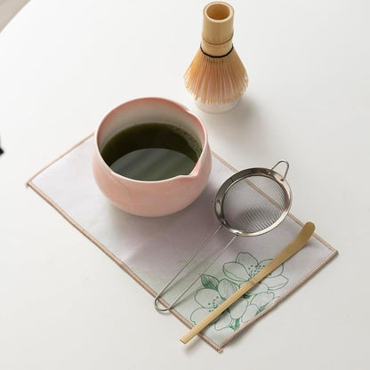 Matcha Whisk and Bowl Set, Pink Sakura Petal