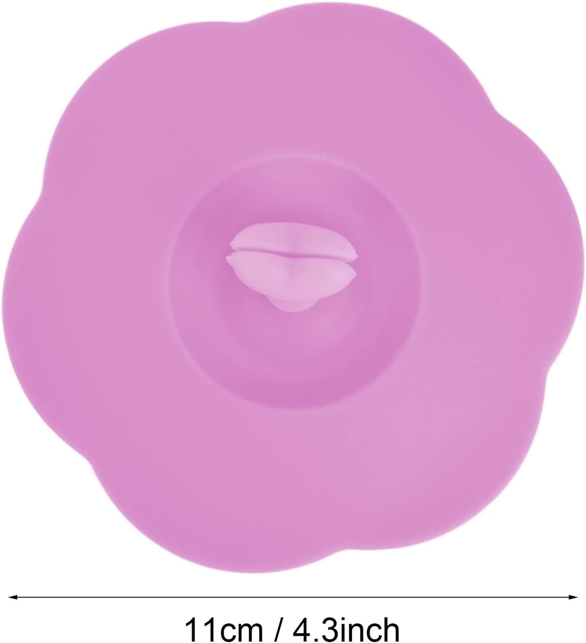 Silicone Cup Cover, Creative Mug Cover Airtight Seal Flexible Circular Silicone Hot Cup Lids Universal Drink Lids for Mugs Outdoors and Indoors (Pink)