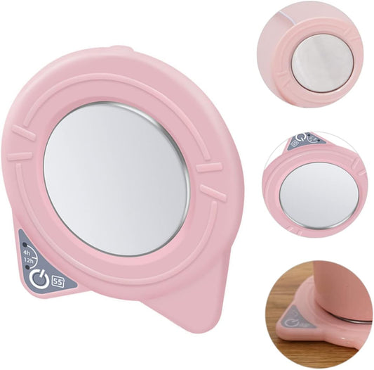USB Powered Cat Design Coffee Mug Warmer Plate Constant Temperature Beverage Heater for Office Home Desk Compact Heating Coaster for Various Cup Safe and Easy to Clean Pink