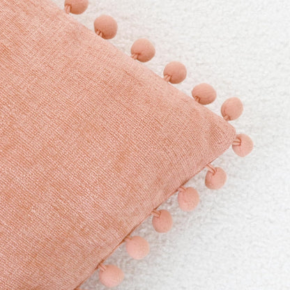 Decorative Couch Throw Pillow Covers 20 X 12 Inches Dusty Pink