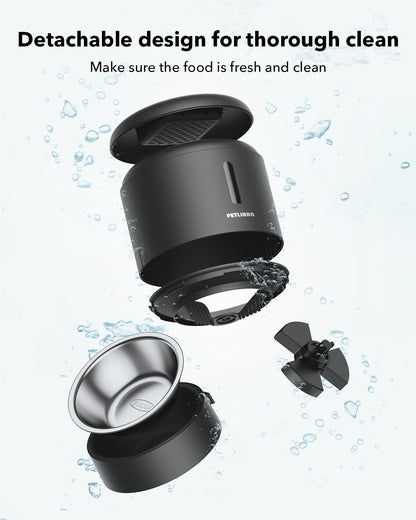 PETLIBRO Automatic Cat Feeder – 3L Programmable Pet Food Dispenser with Airtight Storage, Timed Portion Control, Voice Meal Call & Dual Power Supply, Clog-Free Healthy Feeding for Cats & Small Dogs