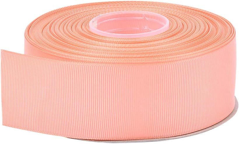 Peach Grosgrain Ribbon, 1-1/2 Inch Continuous 25 Yards