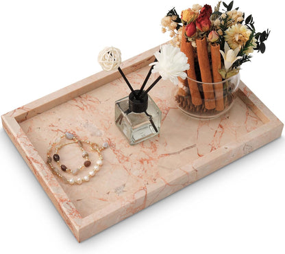 Marble Bathroom Tray,Pure Natural Vanity Tray