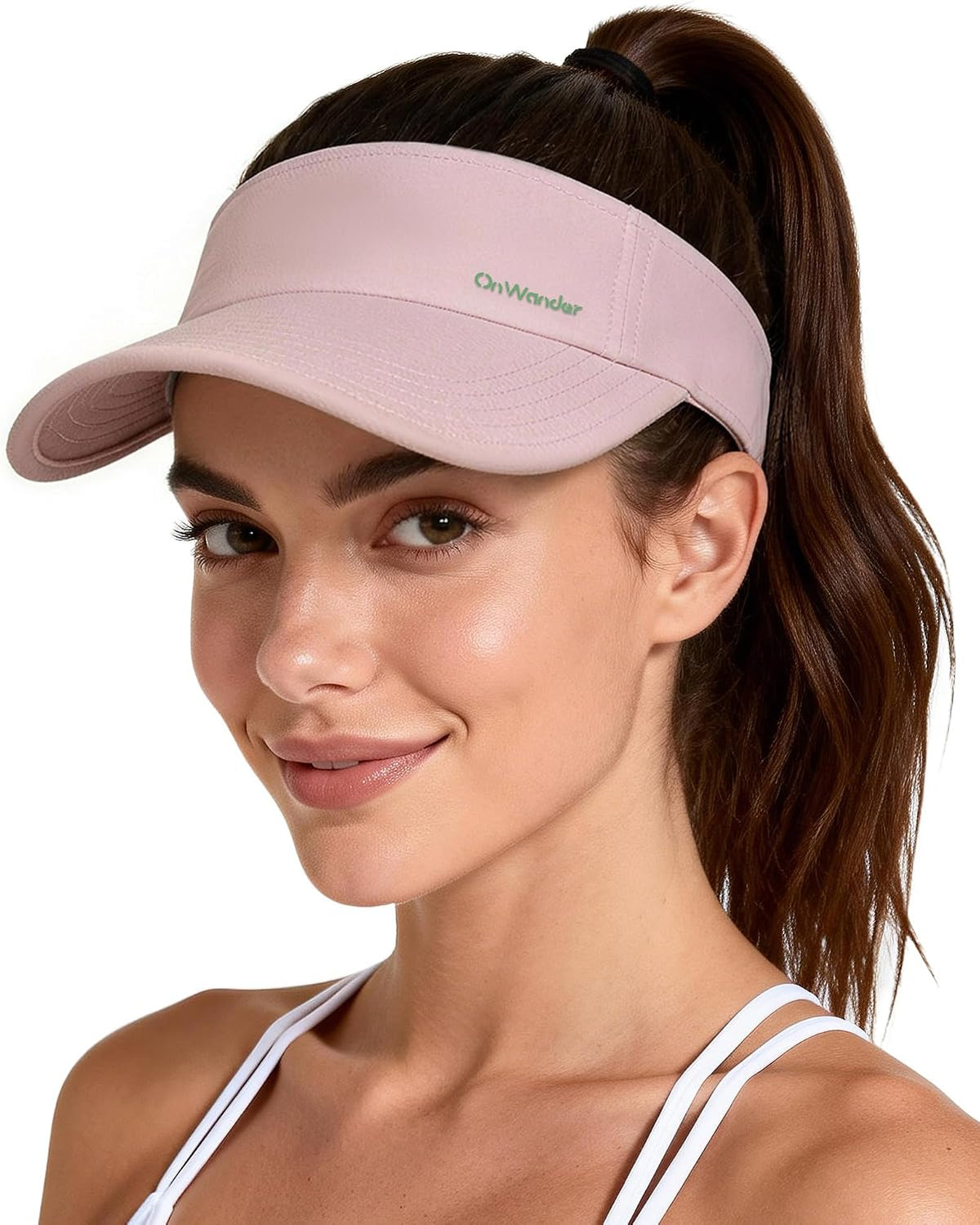 Sun Visor Hats for Women Men - Wide Brim Quick Dry Adjustable Hat