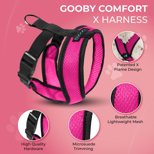 Comfort X Head-in Dog Harness, Choke-Free, Flamingo Pink, X-Large