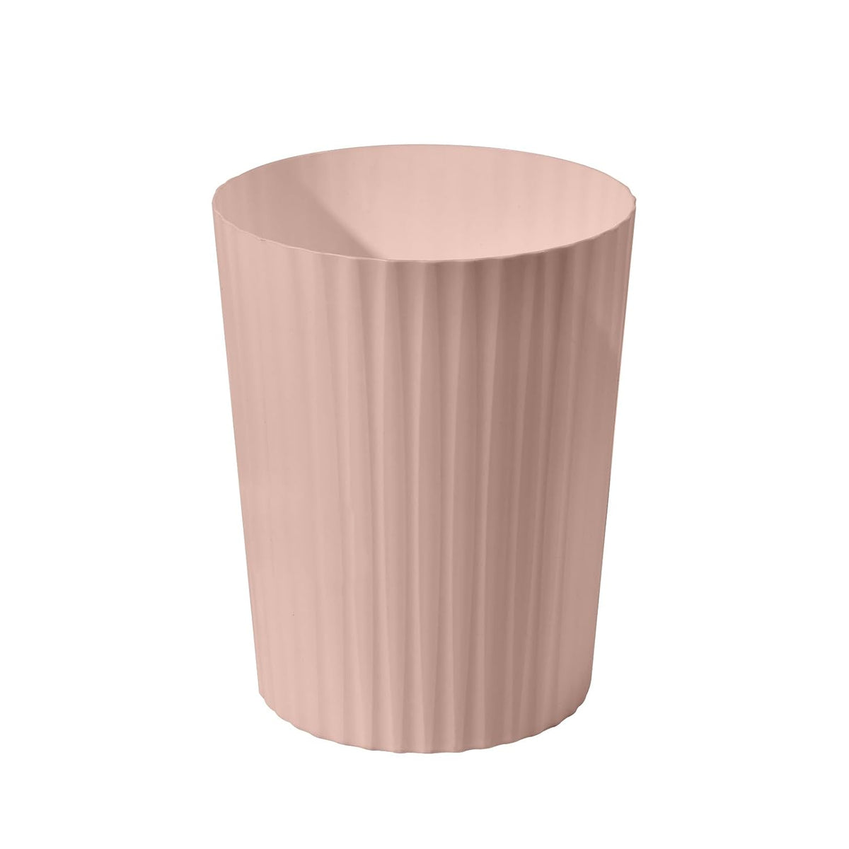 Versatile 2 Gallon Plastic Trash Can - The Compact Bin for Bathroom Kitchen Home Office - Pink