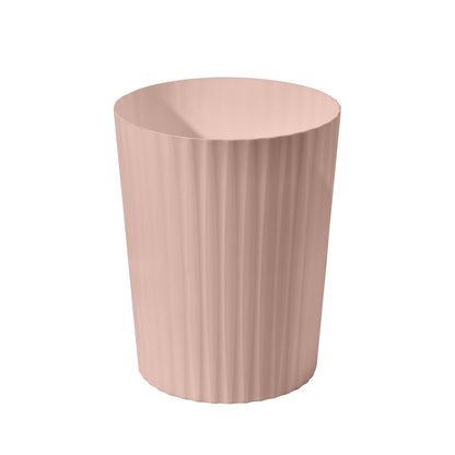 Versatile 2 Gallon Plastic Trash Can - The Compact Bin for Bathroom Kitchen Home Office - Pink
