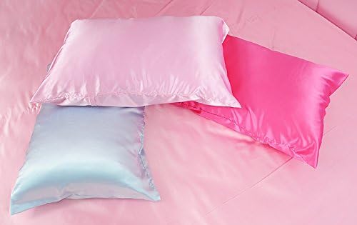 100% Pure Silk Satin Sheet Set 7pcs, Silk Fitted Sheet 15'' Deep Pocket,Silk Flat Sheet,Silk Duvet Cover & Pillowcases Set !!! King, Peach