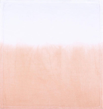 Ombre Cloth Napkins Cotton Linen 85% Cotton 15% Linen Set of 6 Cotton Linen Blend Dinner Napkins Perfect for Parties Dinners Weddings Cocktail Christmas Napkins 18x18 Ombre (Peach).