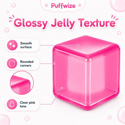 Squishy Cube Squishy Stress Ball,1.98"*1.98" Medium Fidget Toy, Squishy Cube Pieces Silent Nice Square Shape Anxiety Sensory Squishy Slow Rise, Classroom Prizes, Calming Kids(Pink)