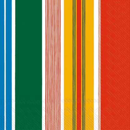 IHR Ideal Home Range - Paper Napkins Marimekko PARAATI yellow red 20-Count 3-Ply Lunch Napkins 6.5 x 6.5 inches