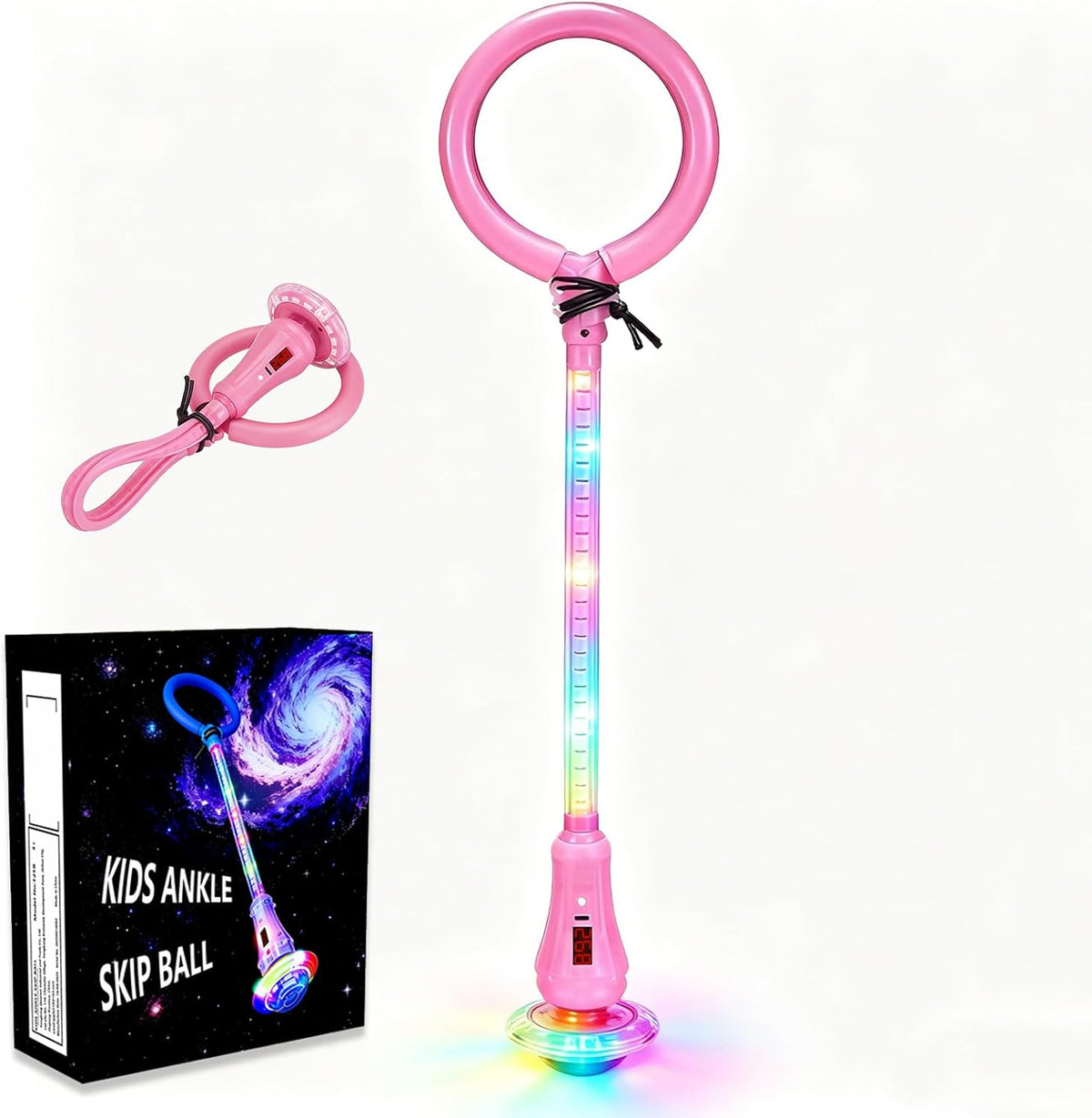 ankle skip ball,foldable jump toy,indoor & outdoor gift for girls aged 8–12