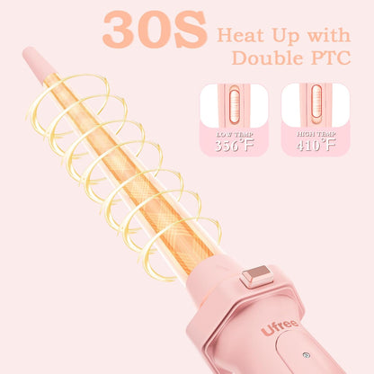 5 In 1 Curling Iron, Interchangeable Ceramic Barrels, Hair Wand Set