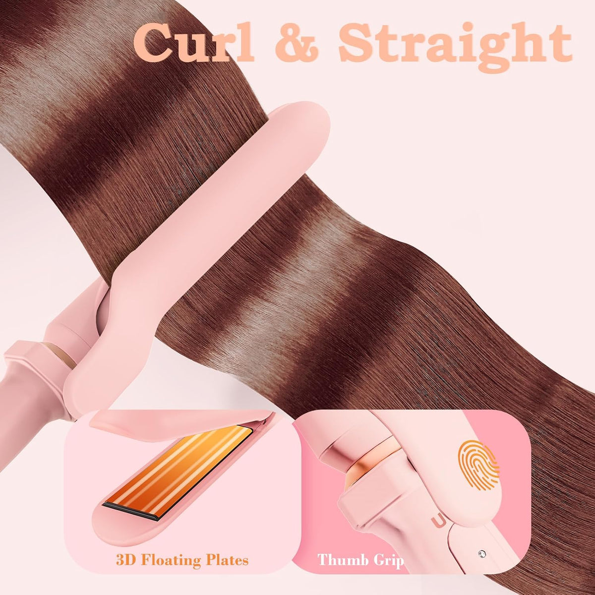 5 In 1 Curling Iron, Interchangeable Ceramic Barrels, Hair Wand Set