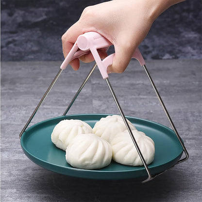 Hot Plate Gripper, Bowl Clip, Kitchen Tong, Mini Silicone Oven Gloves, 4Pcs