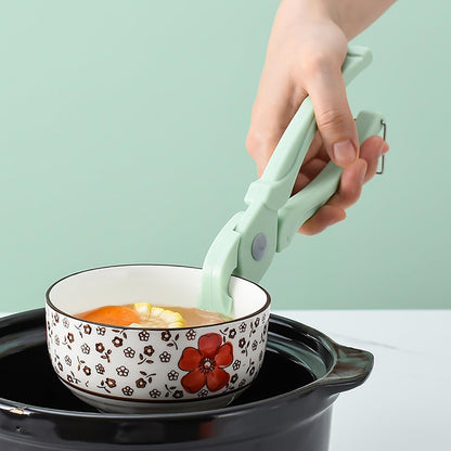 Hot Plate Gripper, Bowl Clip, Kitchen Tong, Mini Silicone Oven Gloves, 4Pcs