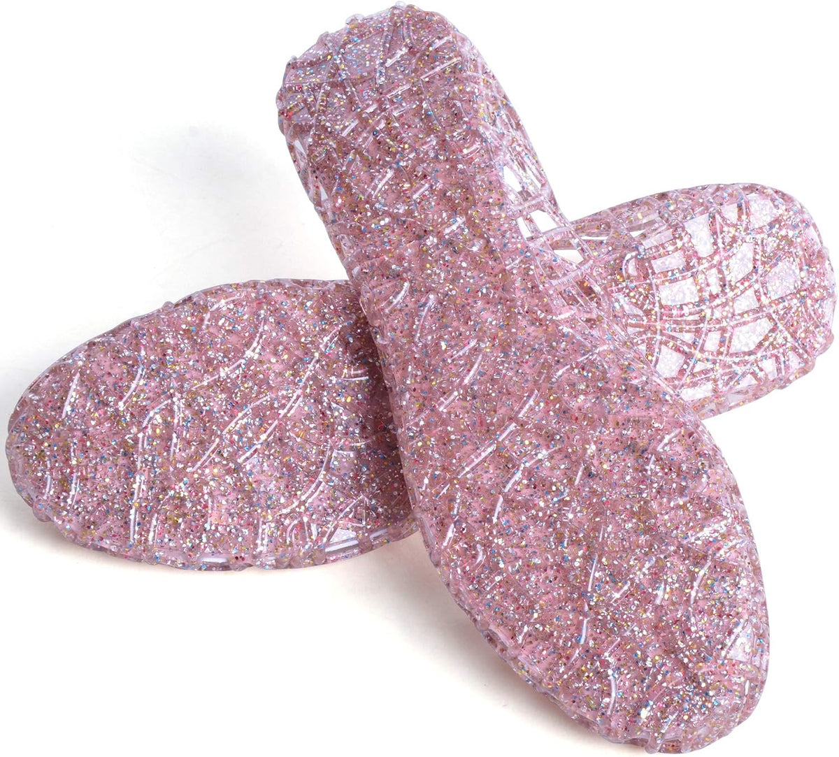Women Flat Heel Summer Beach Jelly Shoes