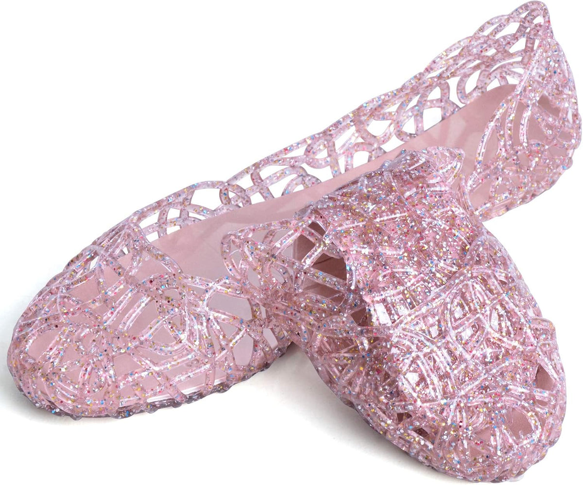 Women Flat Heel Summer Beach Jelly Shoes
