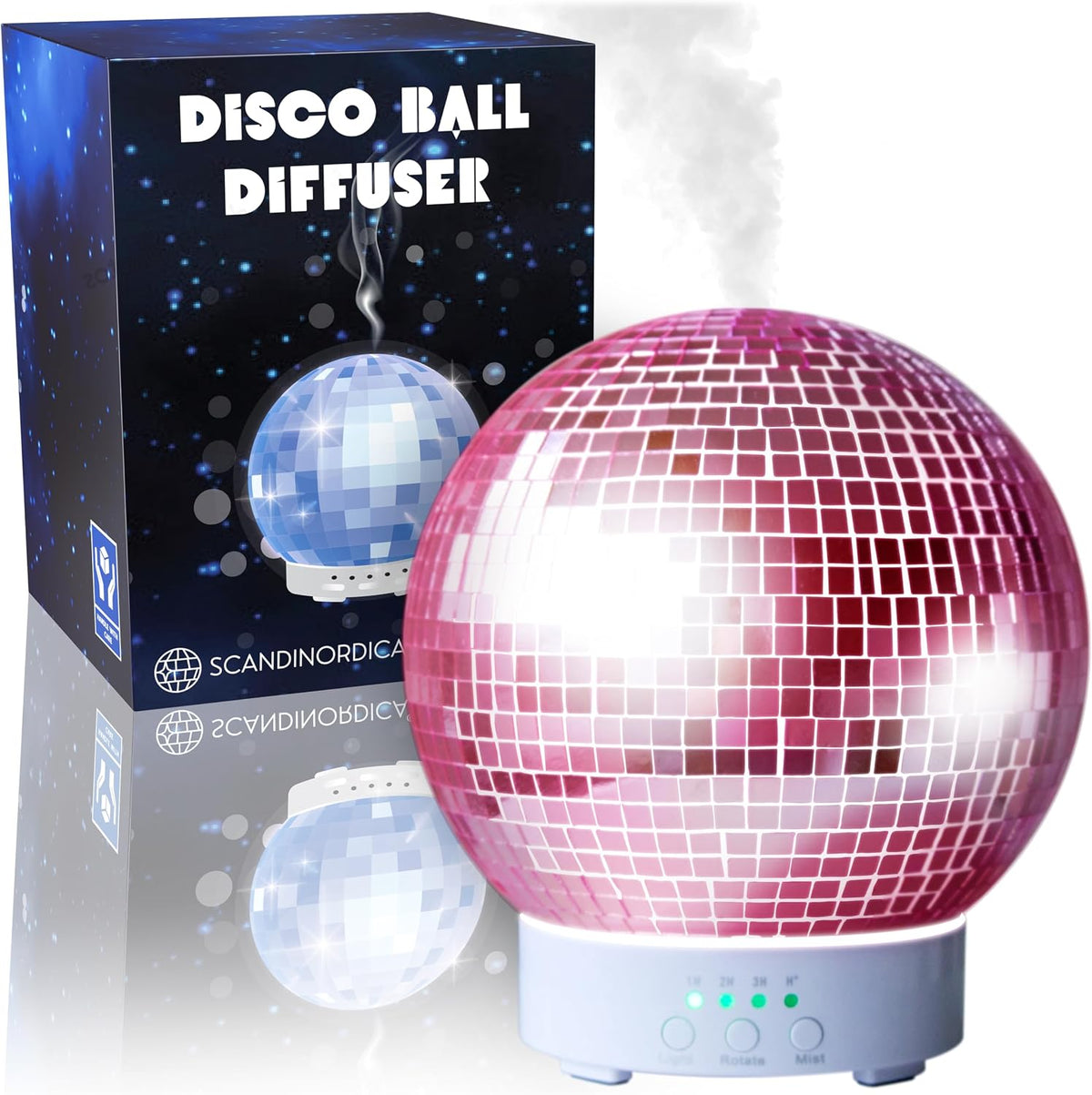 Disco Ball Diffuser - Original Rotating Disco Diffuser Pink