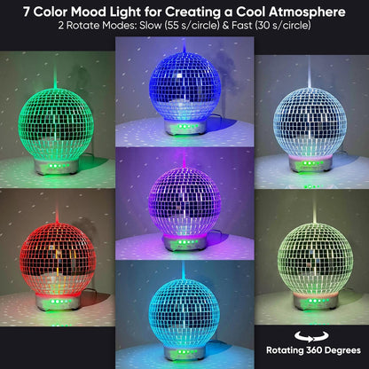 Disco Ball Diffuser - Original Rotating Disco Diffuser Pink