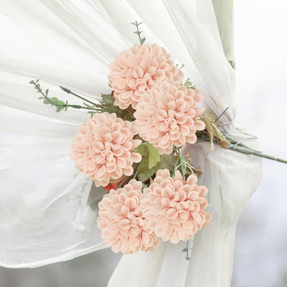 Artificial Flowers, 25pcs Peach Fake Rose for Wedding