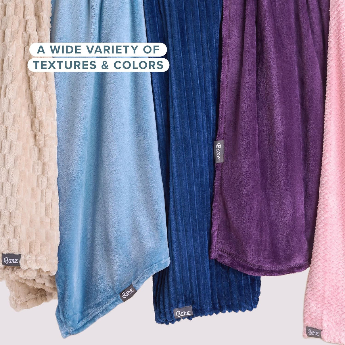 Fleece Blanket Luxury Microplush (King, Light Pink)
