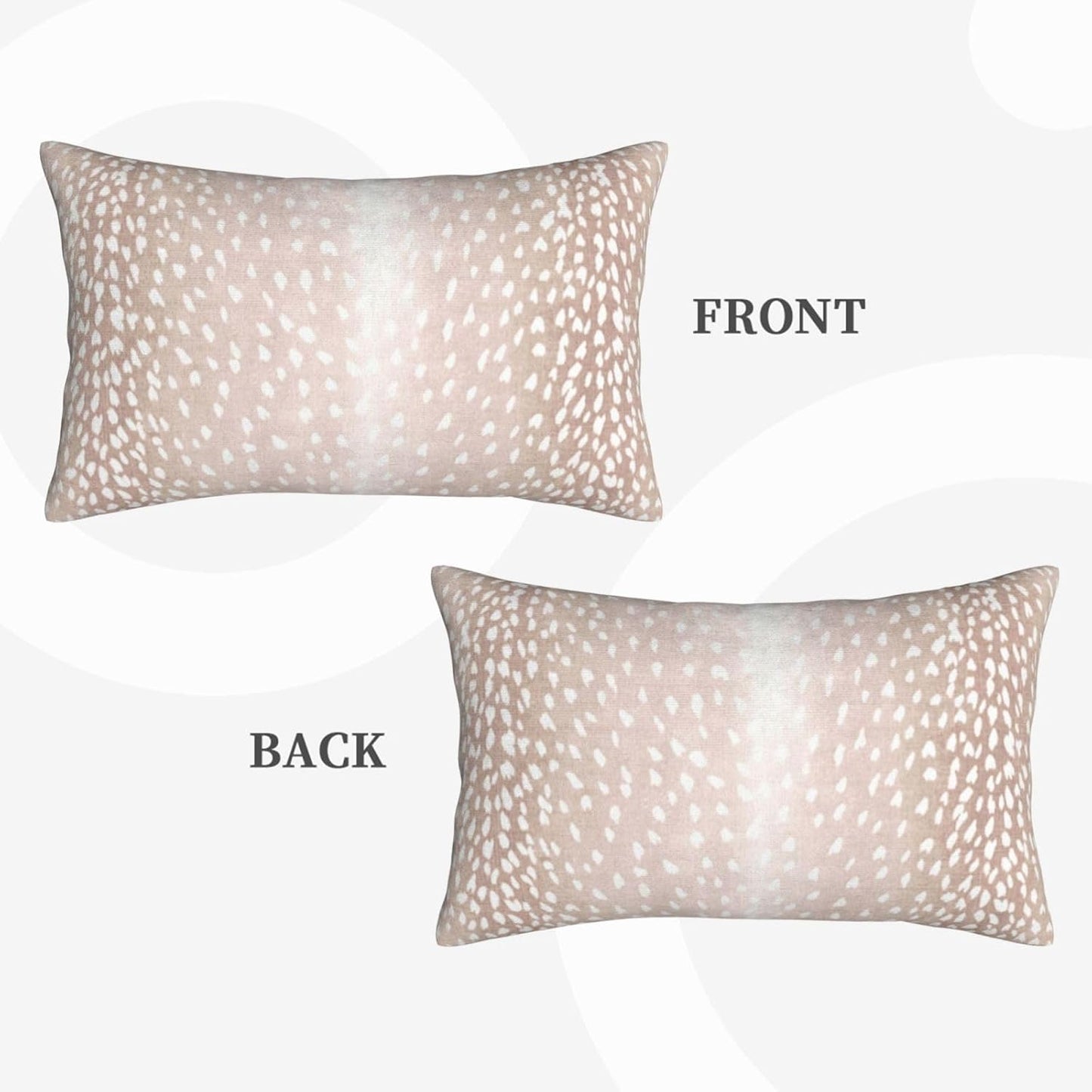 Pink Sage Green Pillow Covers 18x18 Inch 2 Pcs Boho Preppy Polka Dots Striped Decor Throw Pillows Modern Geometric Outdoor Farmhouse Decoration Pillowcase Linen Cushion Cover for Couch Sofa
