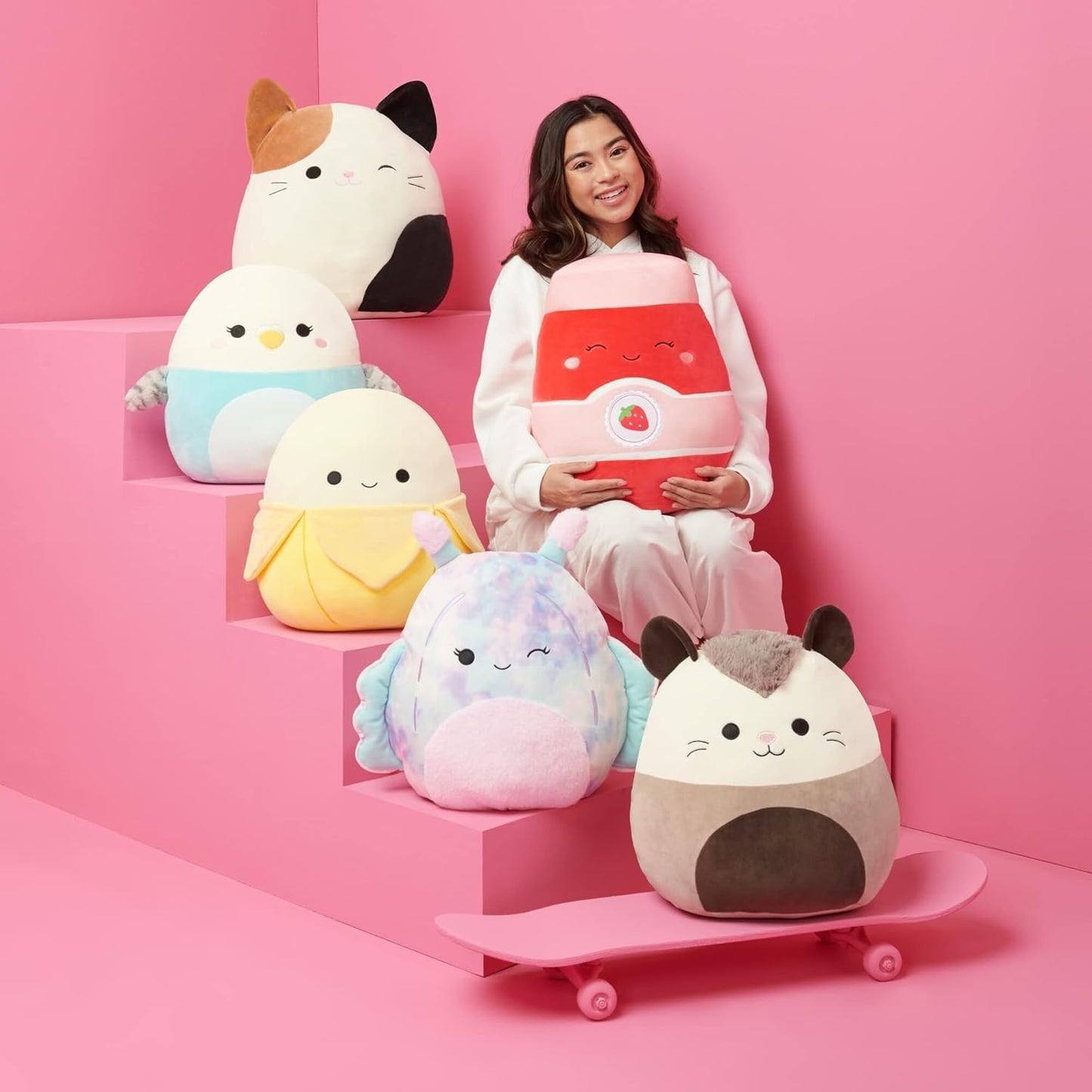 Squishmallows Original 12in Melina The Happy Peach Octopus – Official Jazwares Plush (Medium-Sized)