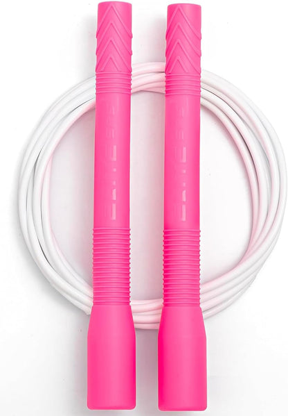 Elite Jumps Fit Rope or Fitness - Premium 4mm Pvc Speed Jump Rope - Indoor and Outdoor Exercise - Adjustable Cables, Aerobic Exercise, Gym & Home Fitness Workouts & More