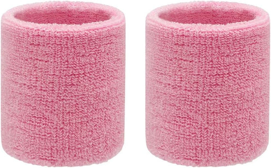 Sweatbands Sports Wristbands for Kids and Women - 3 inch Elastic Athletic Wrist Bands for Tennis, Basketball, Running, Working Out