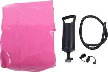 Luocute Inflatable Gymnastics Roller, PVC Back Handspring Trainer Tumbling Equipment with Manual Pump, for Indoor Outdoor Cheerleading Training 0.6x0.8m
