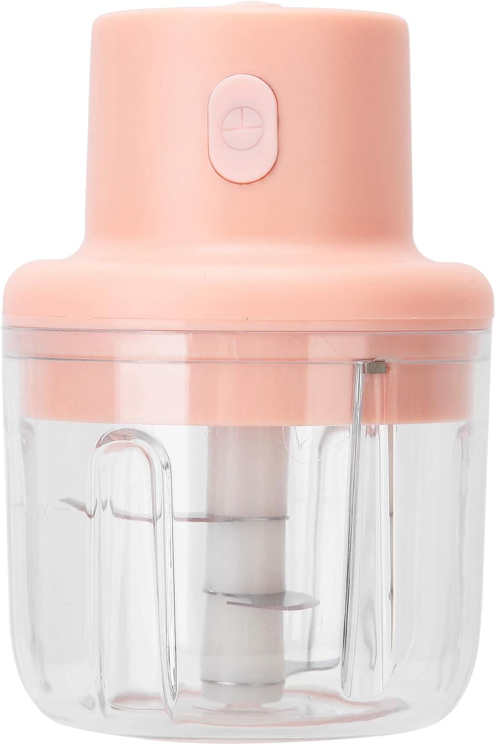 250ml Pink Electric Food Chopper, Mini Kitchen Shredder with Meat Grinder, Ideal Baby's Meal Supplement Processor for Onion, Ginger, Garlic, and Chili