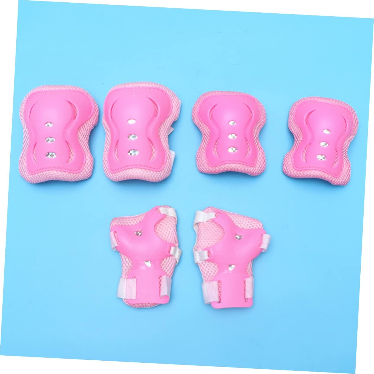 Happyyami Elbow Pads Skateboard Padded Skating er Protective Skates Kneepad Protector Helmet Scooter Wrist Knee