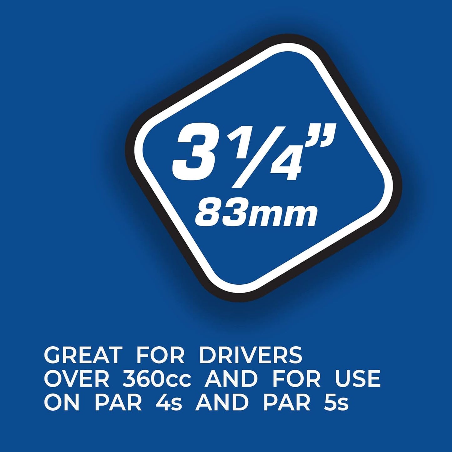 3-1/4" Pride Performance Golf Tee Striped, 100 Count