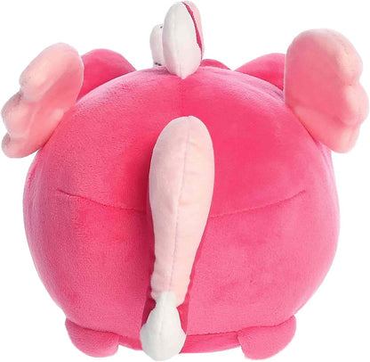 Aurora Enchanting Tasty Peach Sweetheart Pegasus Meowchi Stuffed Animal - Fun Seasonal Plush For Kids and Adult Collectors - Perfect for Decorating Rooms and Valentine's Day - Pink 8.5 Inches